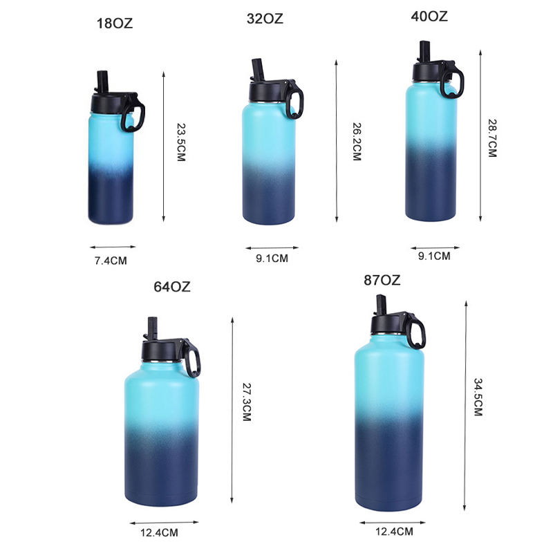  Просмотреть увеличенное изображение Добавить в сравнение Поделиться Пользовательский логотип и цвета Двойные стенки с вакуумной изоляцией из нержавеющей стали Широкая горловина Спортивная бутылка для горячей и холодной воды с крышкой и трубочкой
