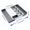 Расширяемый органайзер для ящиков для кухонных принадлежностей